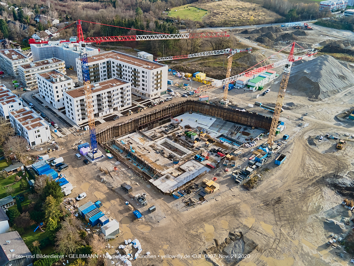 21.11.2020 - Piederstrorfer Gelände und Alexisquartier in Neuperlach in München 21.11.2020 - Piederstrorfer Gelände und Alexisquartier in Neuperlach in München
